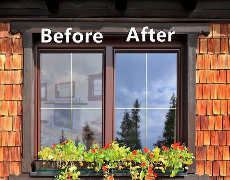 Window tinting before and after